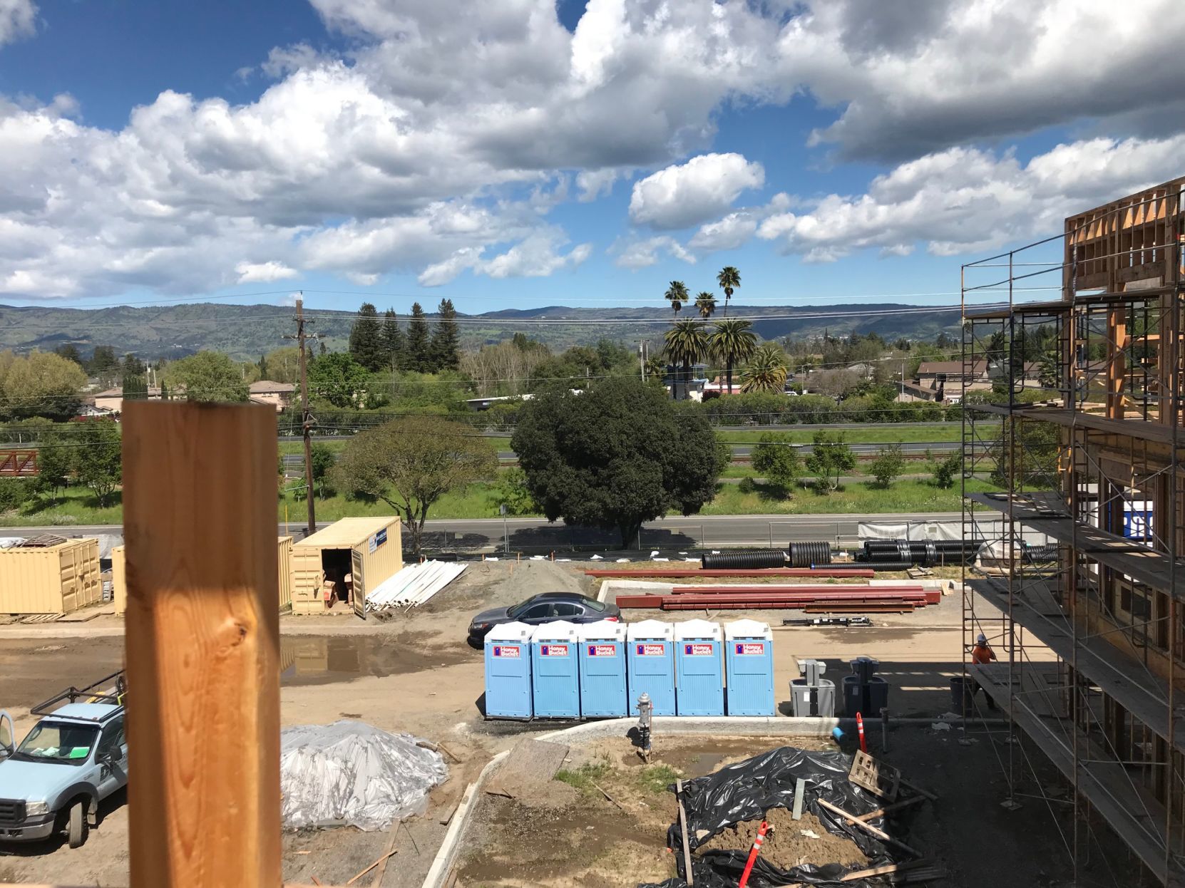 Construction at the new Watermark at Napa Valley senior living community on Solano Avenue
